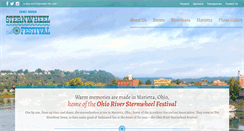 Desktop Screenshot of ohioriversternwheelfestival.org